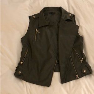 Leather vest